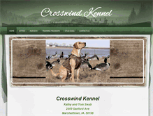 Tablet Screenshot of crosswindkennels.com